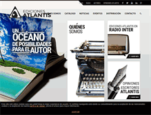 Tablet Screenshot of edicionesatlantis.com